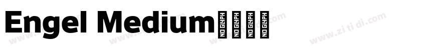 Engel Medium字体转换